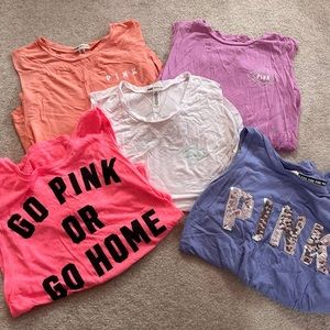 Pink x small tank top lot all work only once if at all